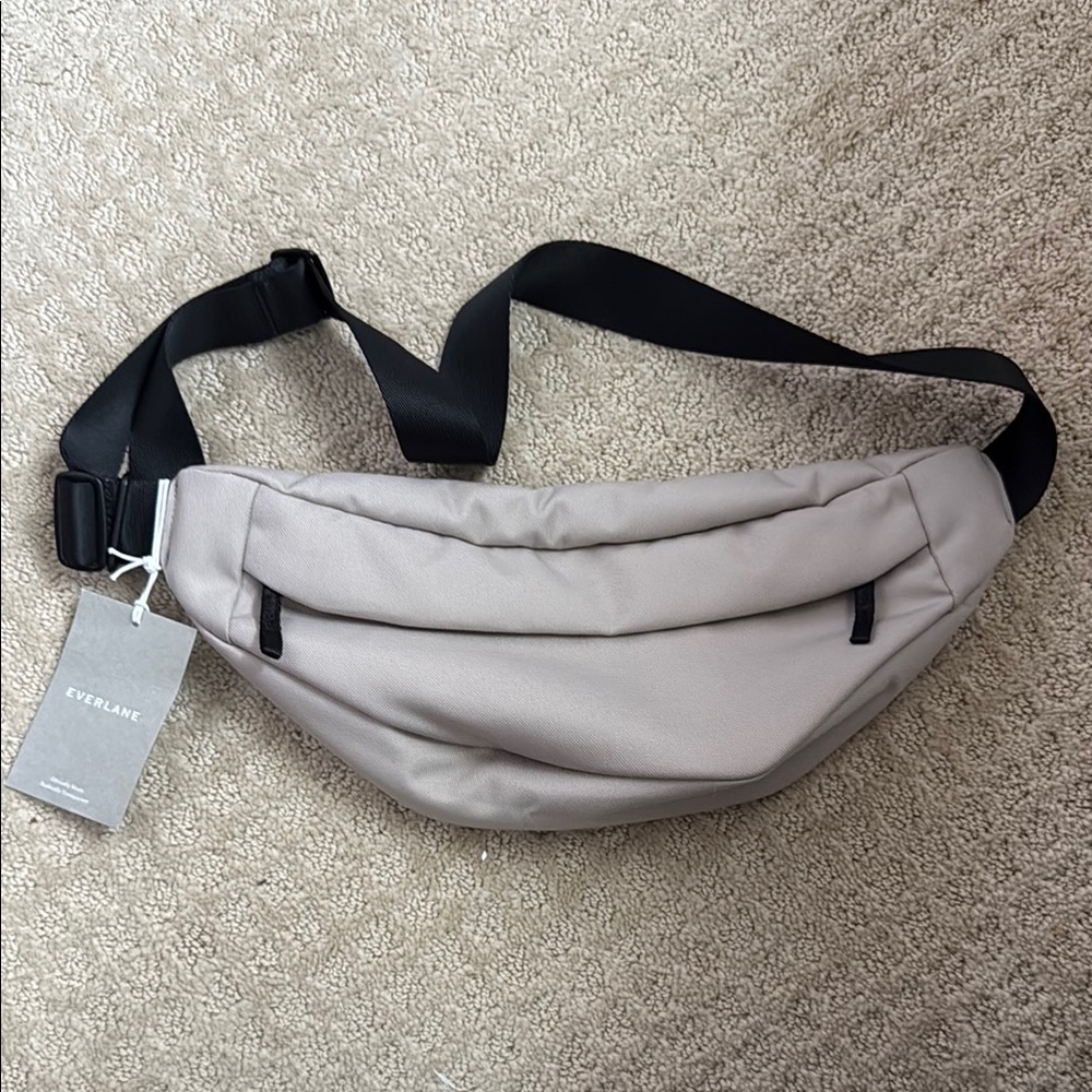Everlane Gray Belt Bag Modern Minimalist Design